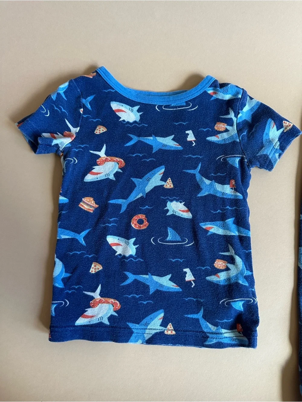 Old Navy + Cat & Jack Boy Toddler 2T 4pc 100% Cotton Pajama Sets Sharks/Dinos